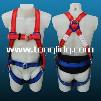 Safety Lineman polyester lifeline full body security safety belt harness