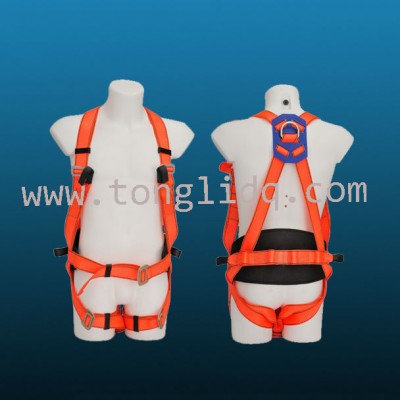 Construction fall protection Safety Lineman polyester lifeline full body security safety harness belt