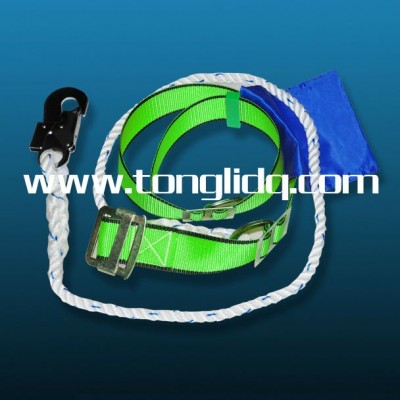 Safety with rope Lineman polyester lifeline full body security safety Waist harness belt