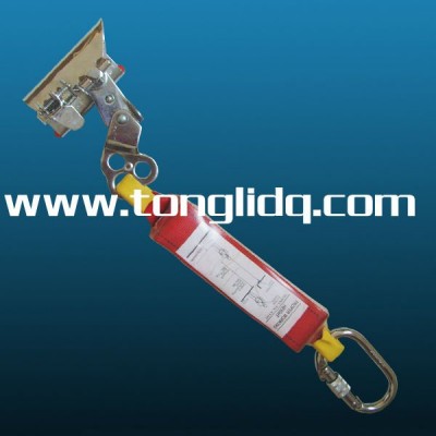 with safety lanyard and hook shock energy absorber Safety Lineman polyester lifeline security