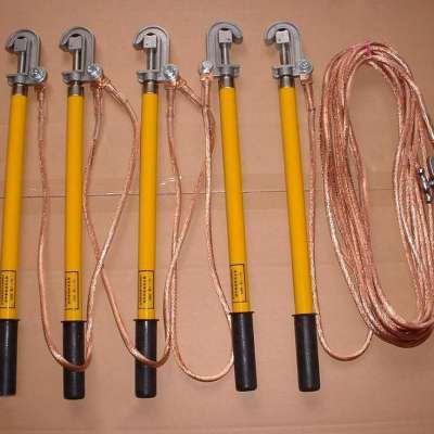 portable ground earth rod set with earthing wire and clamp